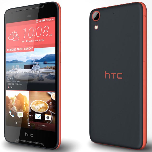 Aspecto del teléfono HTC Desire 628