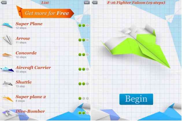 Aplicación How to Make Paper Airplanes