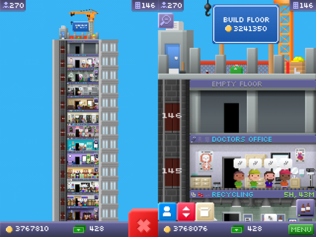 Juego Android Tiny Tower