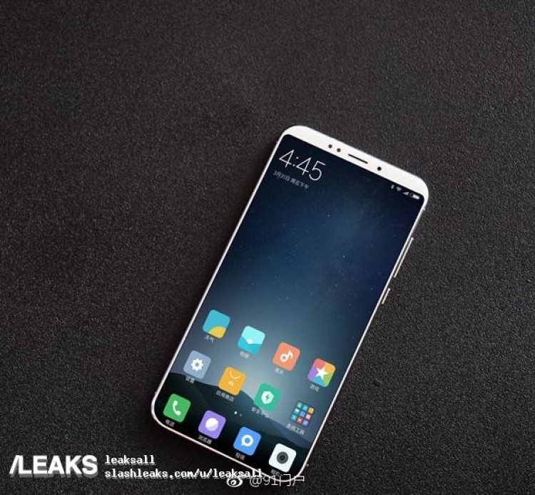 New images of the design without edges of Xiaomi Mi6